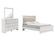 Altyra Queen Panel Bed, Dresser and Mirror