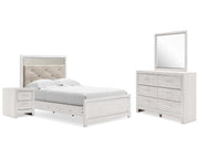 Altyra Full Panel Bed, Dresser, Mirror and Nightstand
