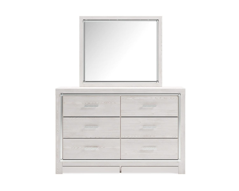 Altyra King Panel Bed, Dresser, Mirror, Chest and Nightstand