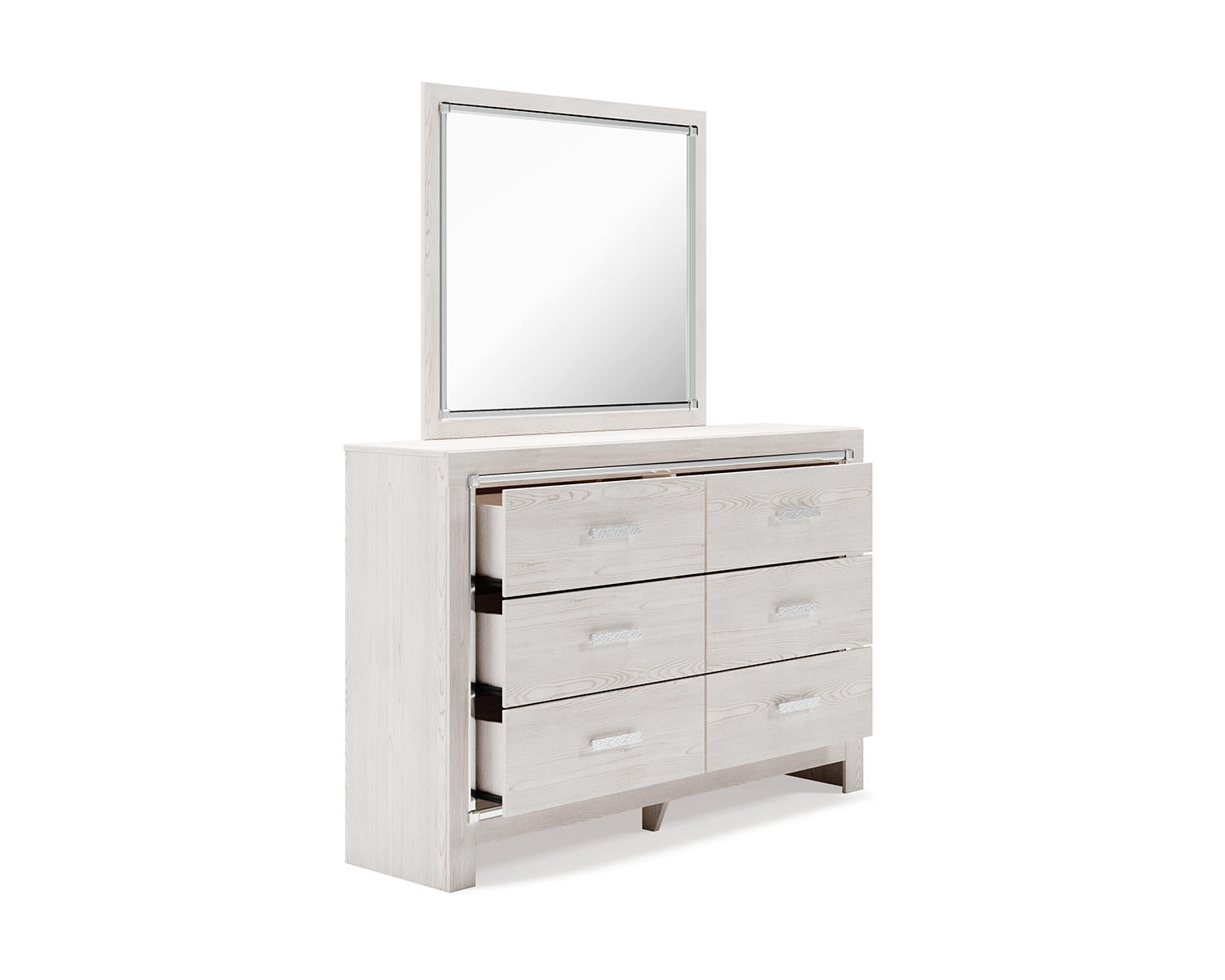 Altyra King Storage Bed, Dresser, Mirror and 2 Chests