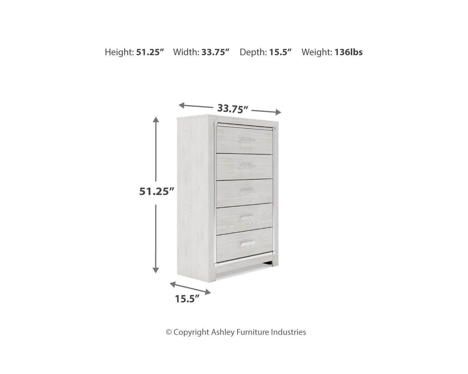 Altyra Queen Storage Bed, Dresser Mirror, Chest and 2 Nightstands