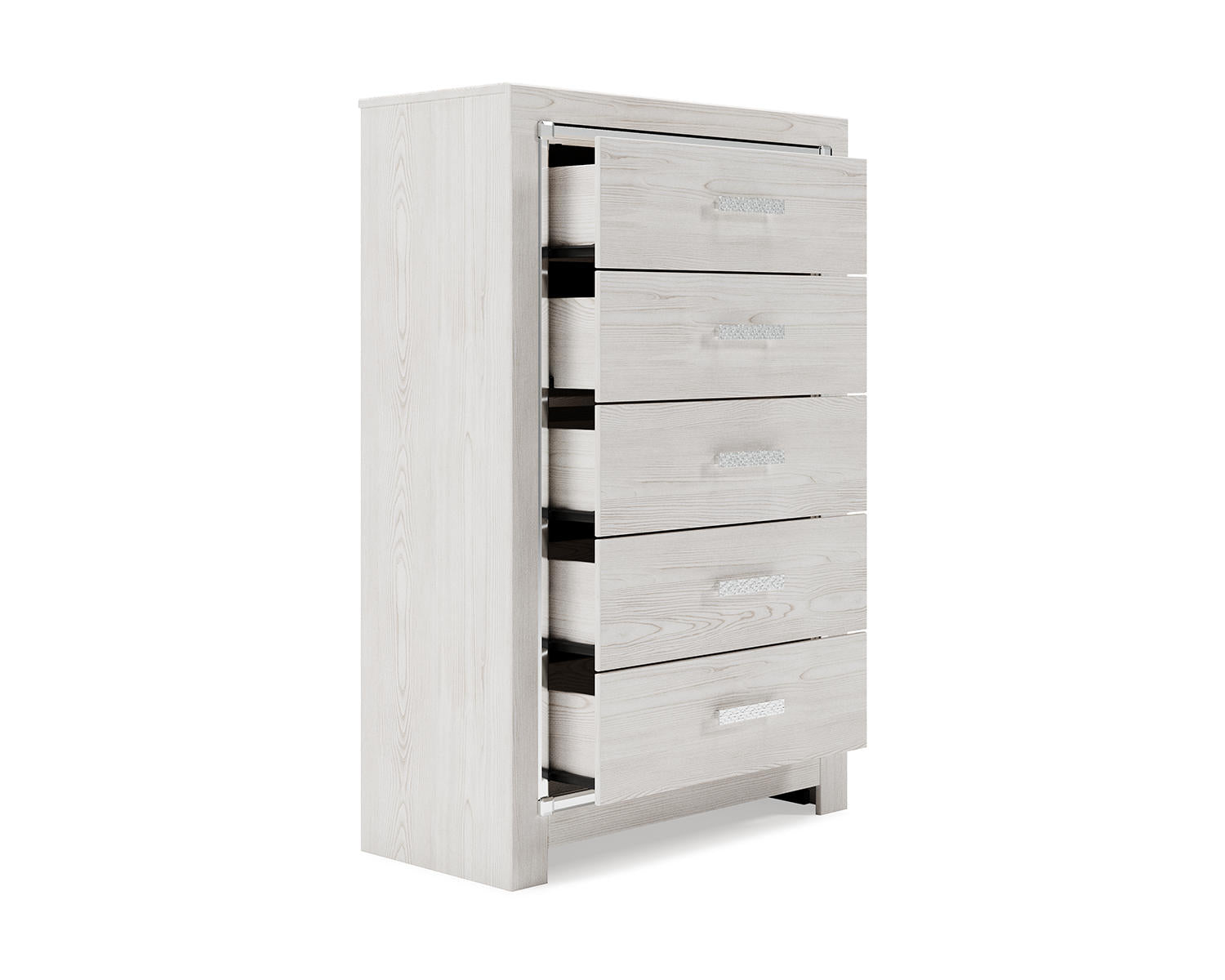 Altyra King Storage Bed, Dresser, Mirror and 2 Chests