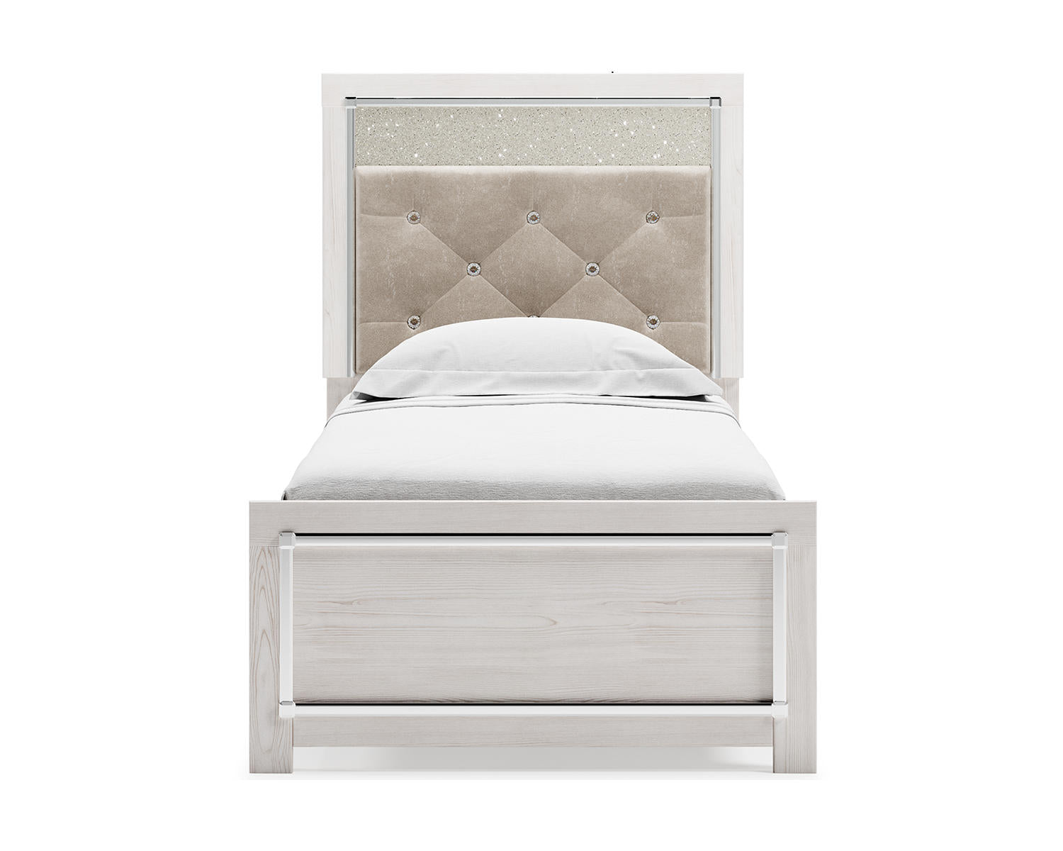 Altyra Twin Panel Bed, Dresser, Mirror and Nightstand
