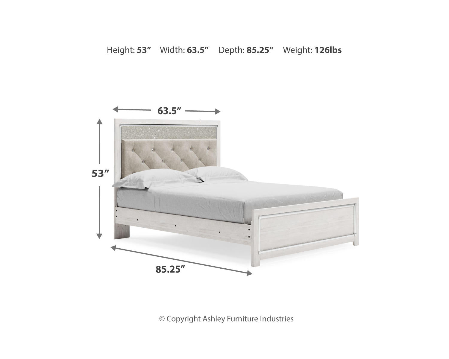 Altyra Queen Panel Bed