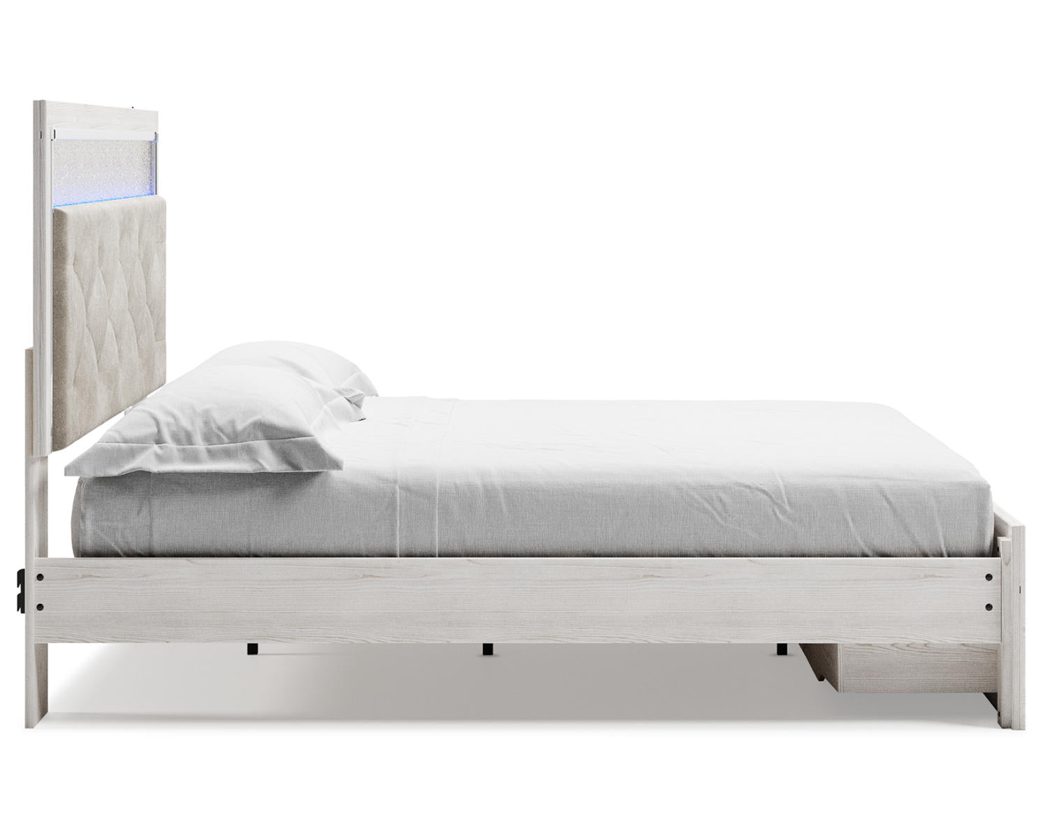 Altyra King Upholstered Storage Bed, Dresser, Mirror and 2 Nightstands