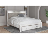 Cama tapizada con almacenaje Altyra King