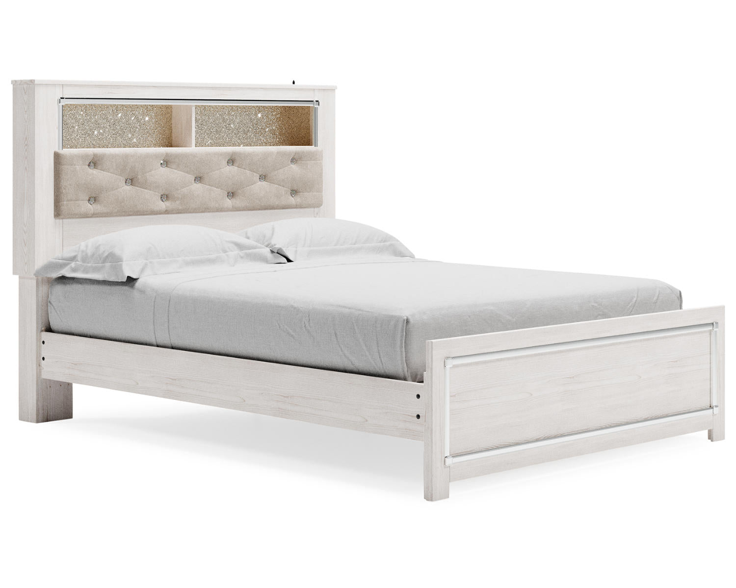 Altyra Queen Panel Bookcase Bed