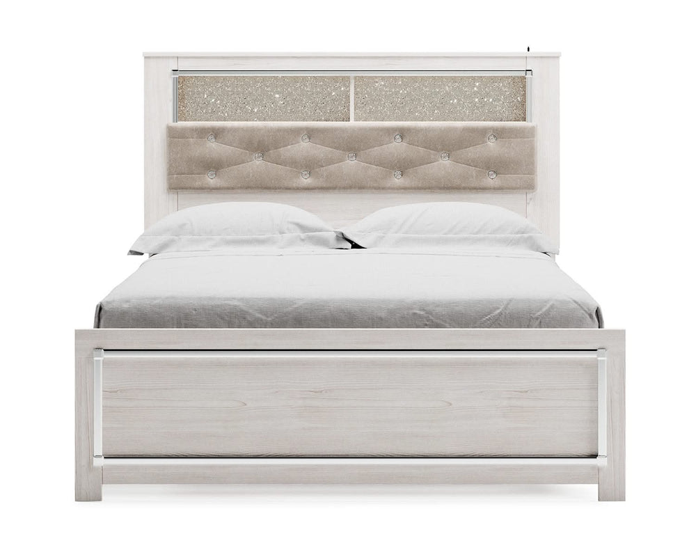 Altyra Queen Panel Bookcase Bed