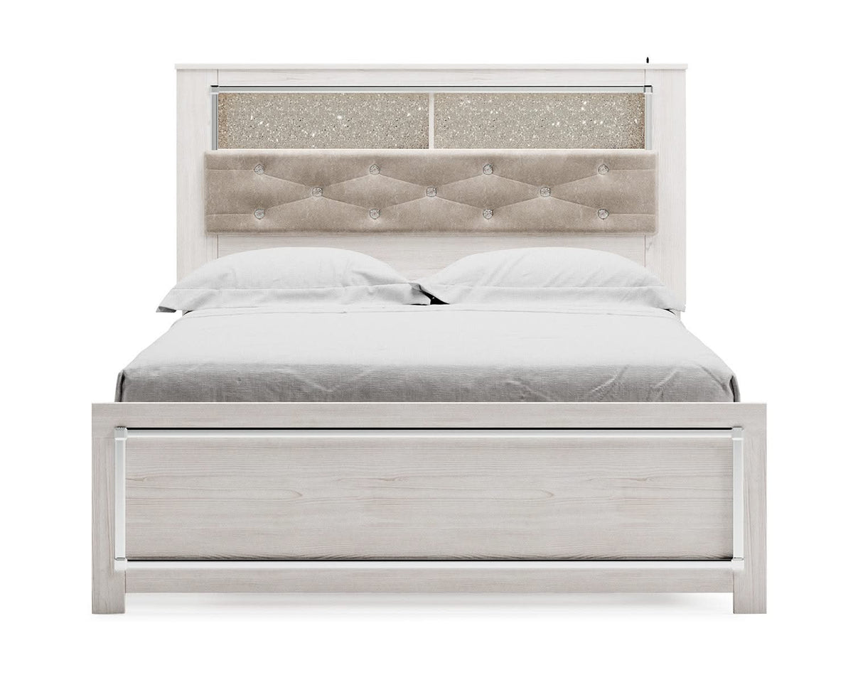 Altyra Queen Panel Bookcase Bed