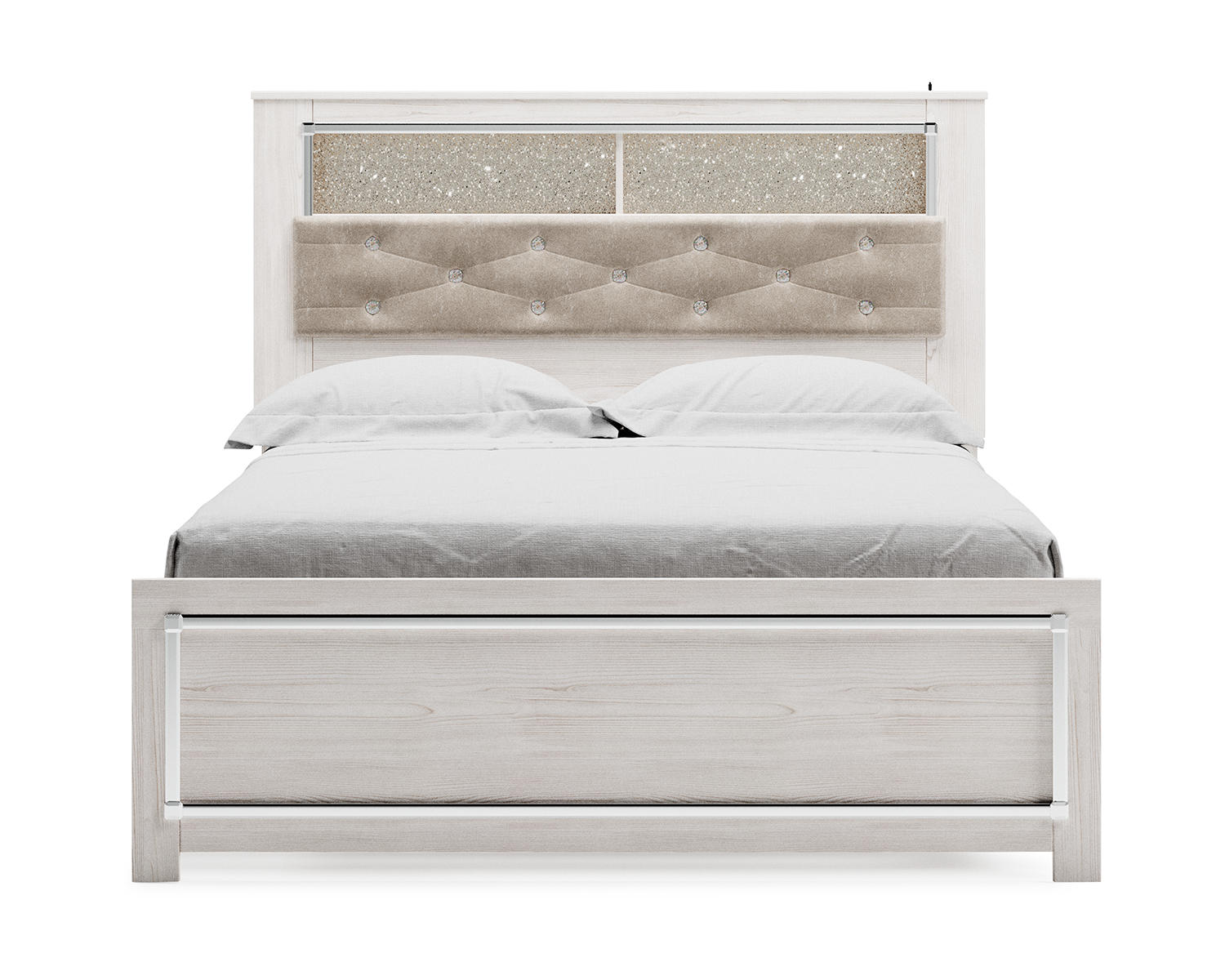 Altyra Queen Panel Bookcase Bed