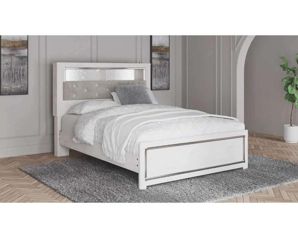 Altyra Queen Panel Bookcase Bed