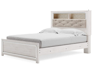 Cama con librería Altyra Queen con paneles