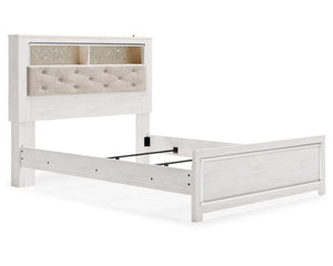 Cama con librería Altyra Queen con paneles