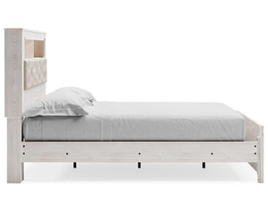 Cama con librería Altyra Queen con paneles
