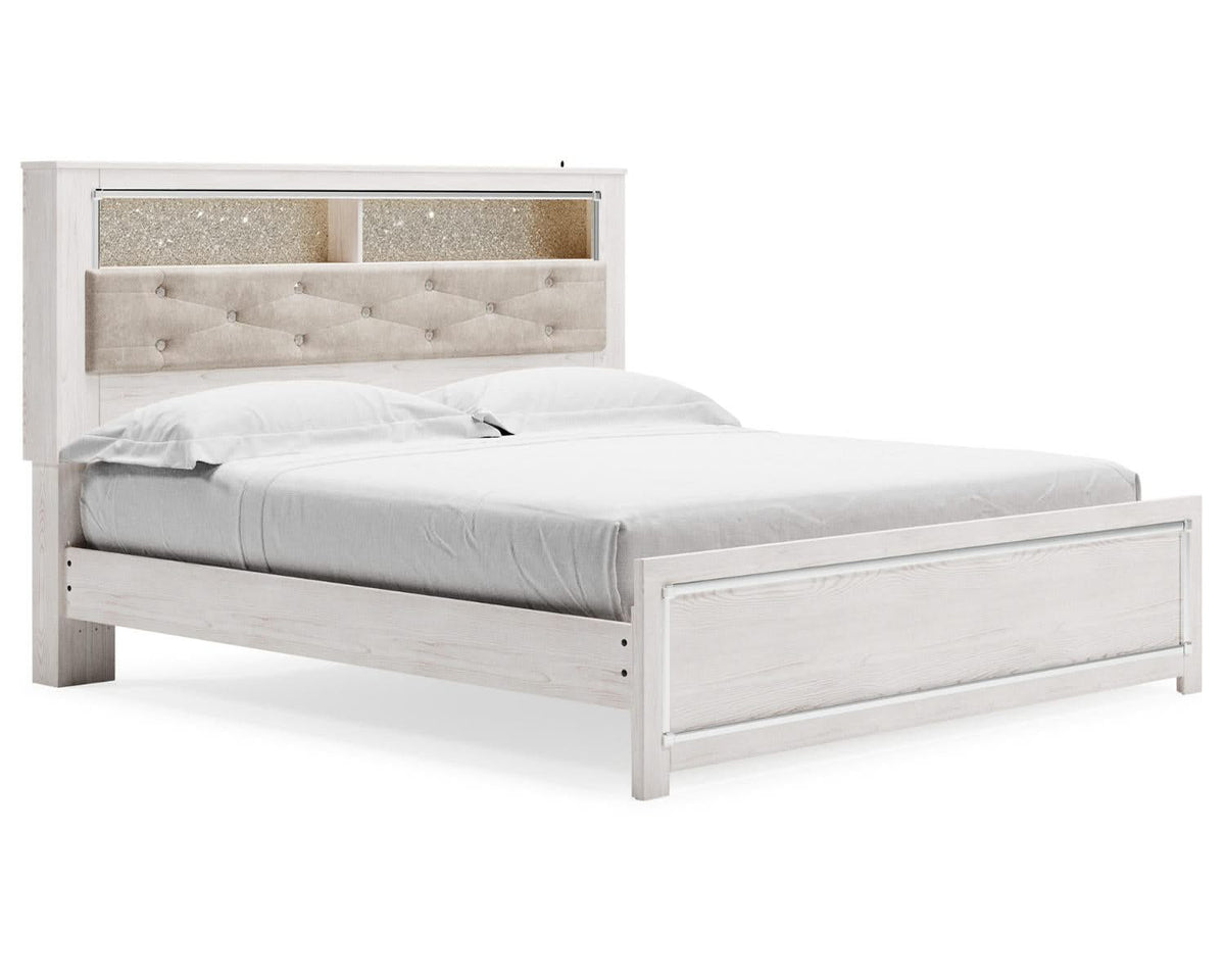 Altyra King Panel Bookcase Bed