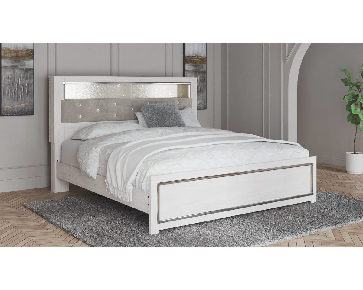 Altyra King Panel Bookcase Bed