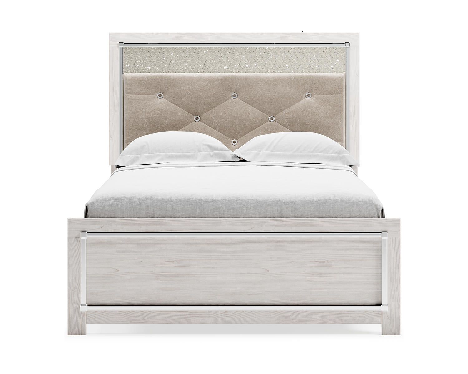 Altyra Full Panel Bed, Dresser, Mirror and Nightstand