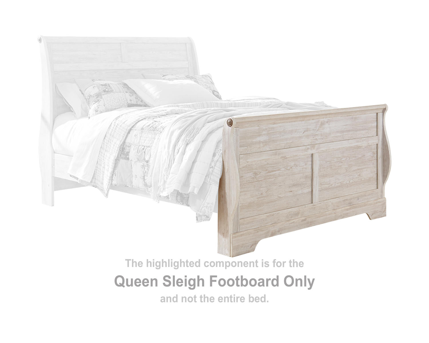Willowton Queen Sleigh Footboard