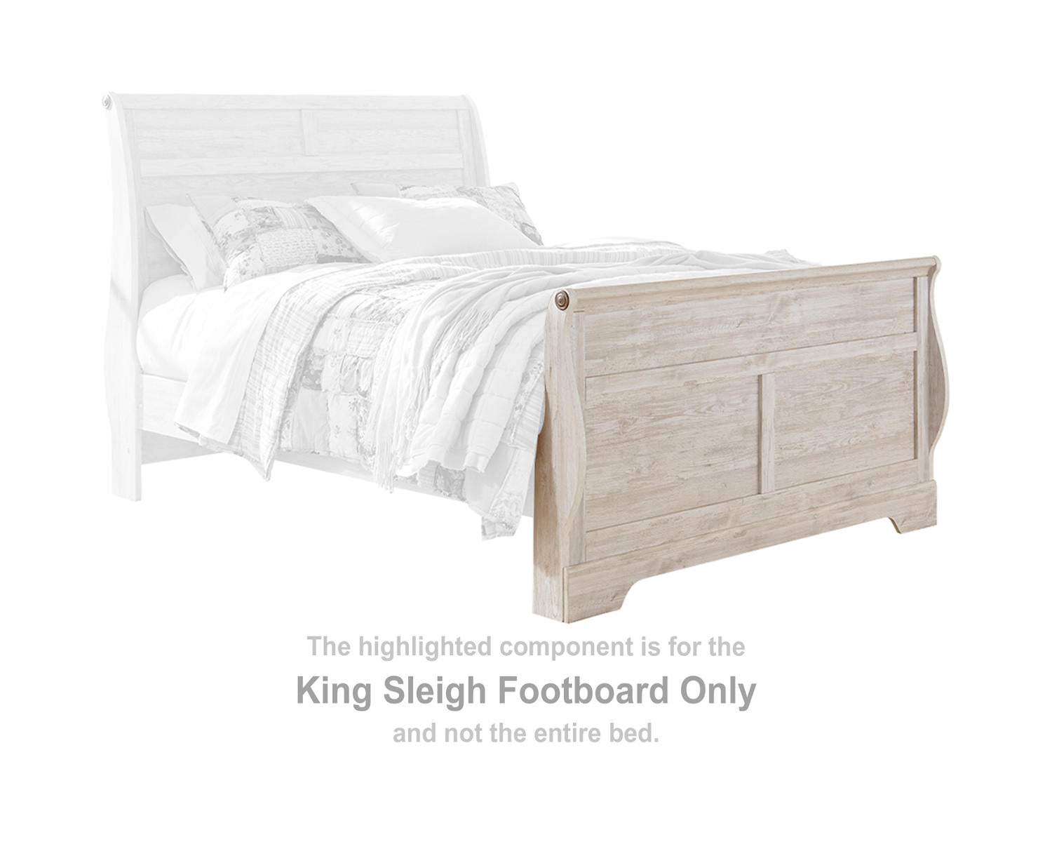 Willowton King Sleigh Footboard