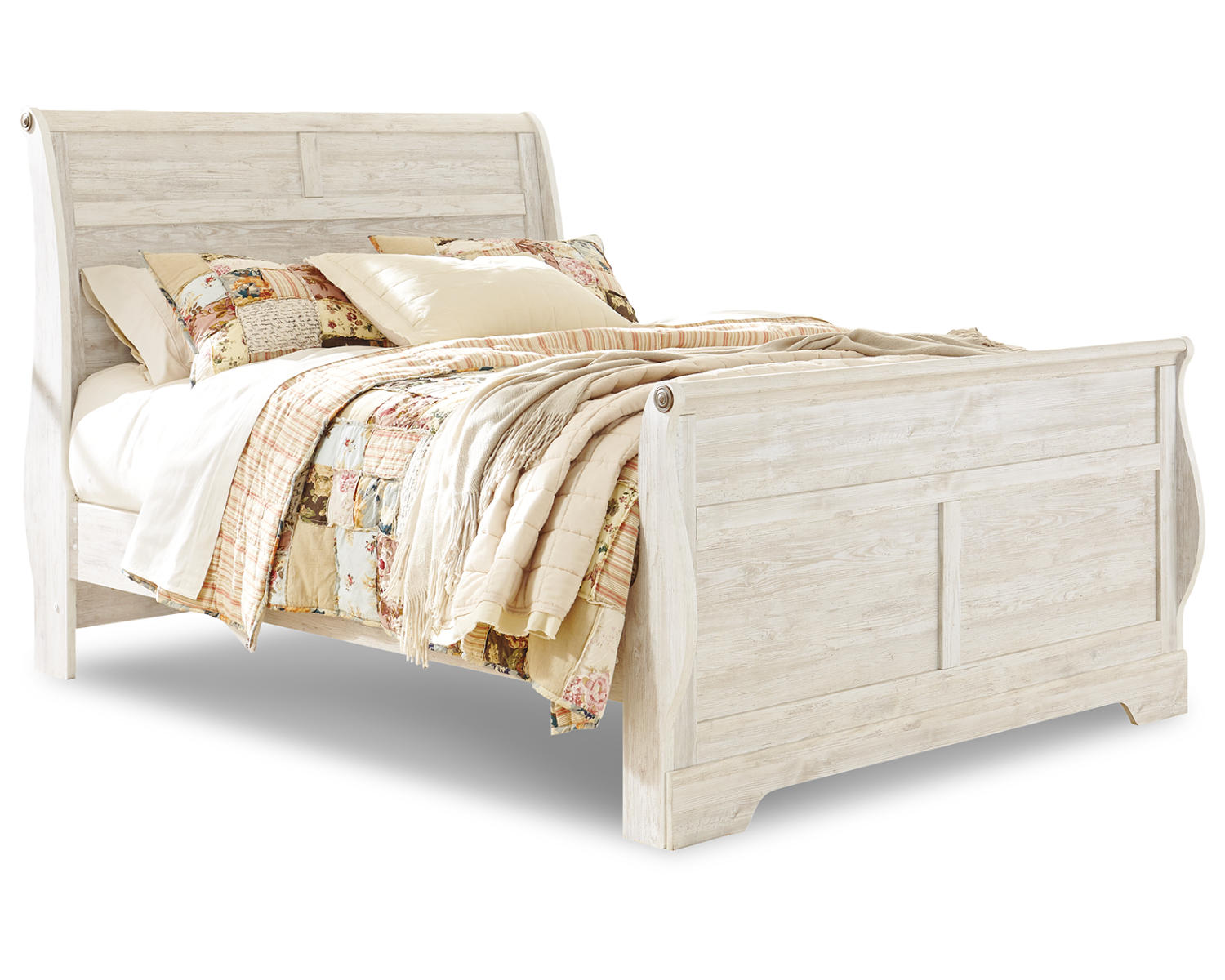 Willowton Queen Sleigh Bed