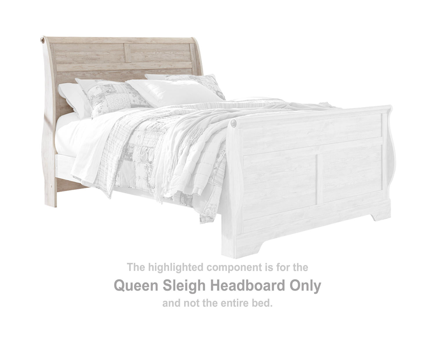 Willowton Queen Sleigh Headboard