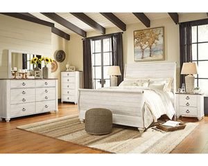Willowton Queen Sleigh Bed