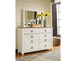 Willowton Dresser and Mirror