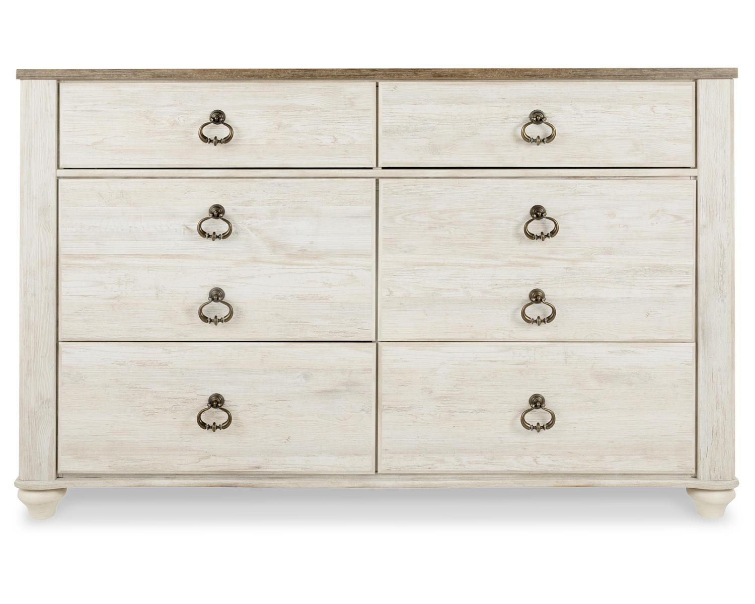 Willowton Dresser and 2 Nightstands