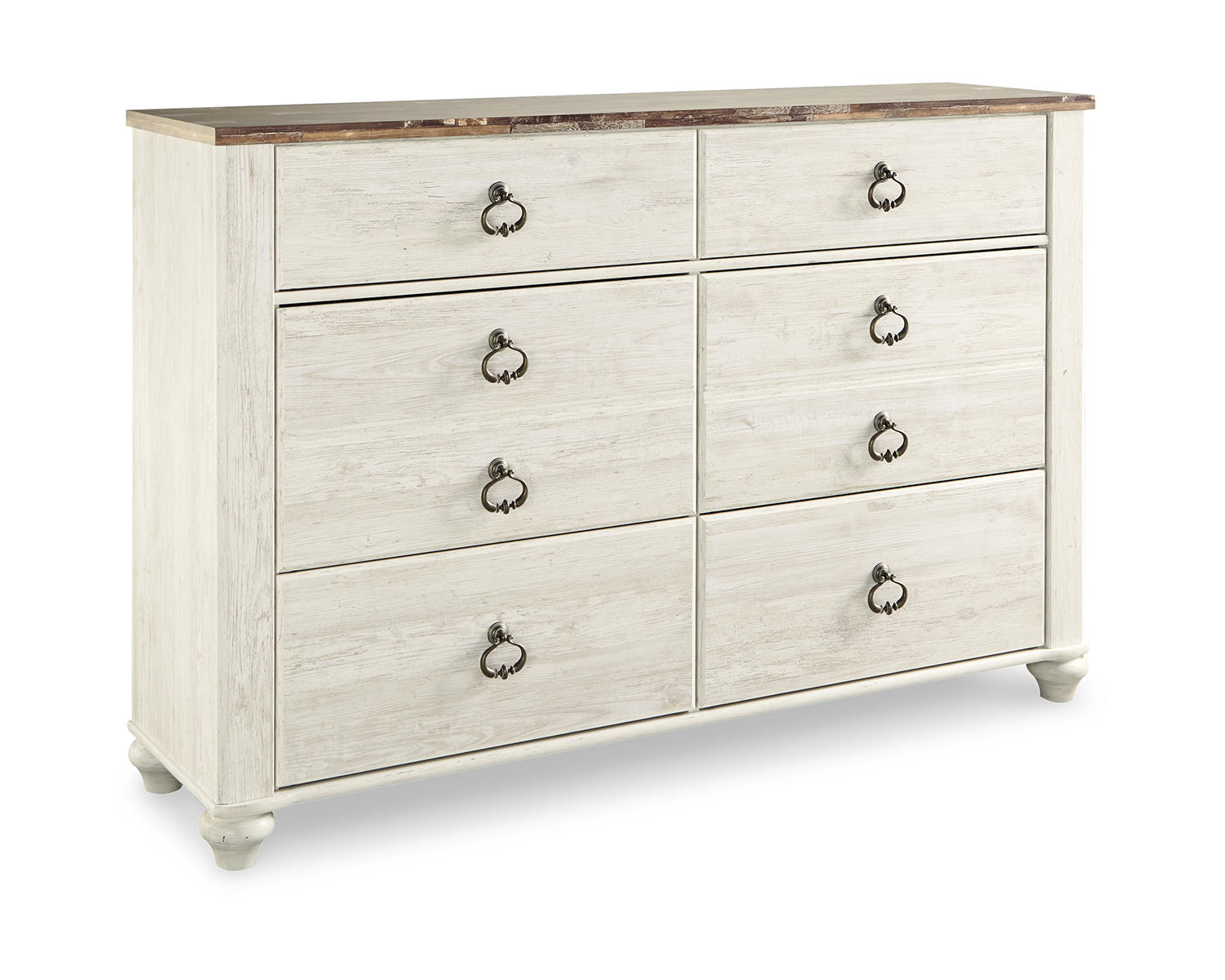 Willowton Queen Bed, Dresser, Mirror and Chest