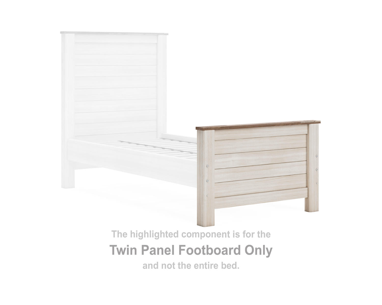 Willowton Twin Panel Footboard