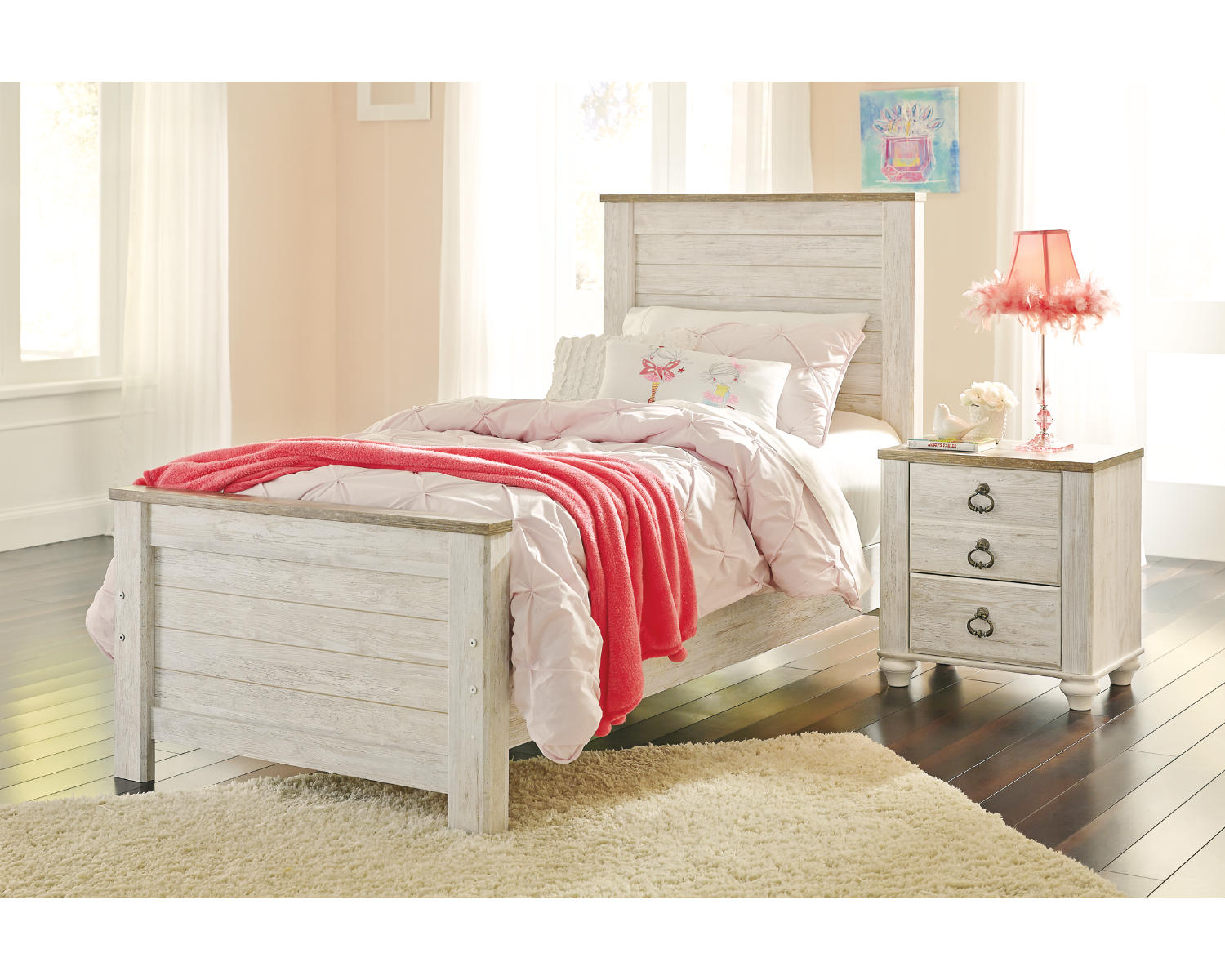 Willowton Twin Panel Bed