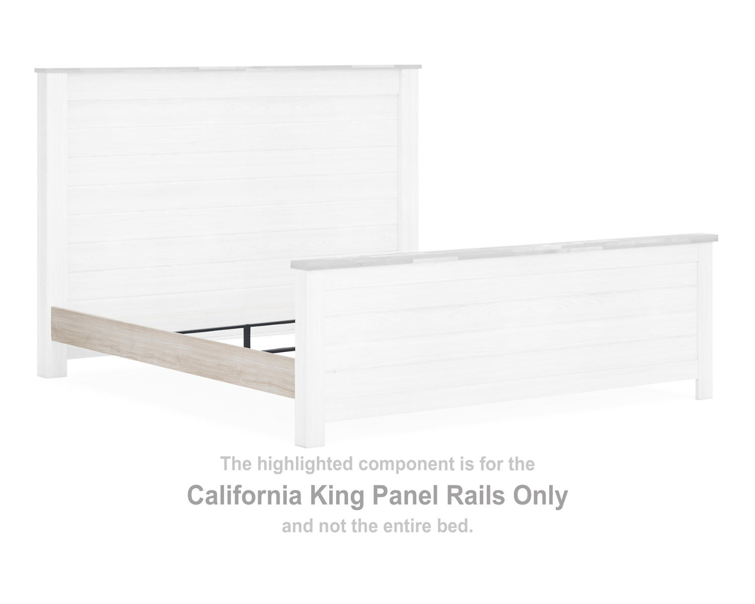 Willowton California King Panel Rails