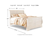Cama tipo trineo Willowton Queen