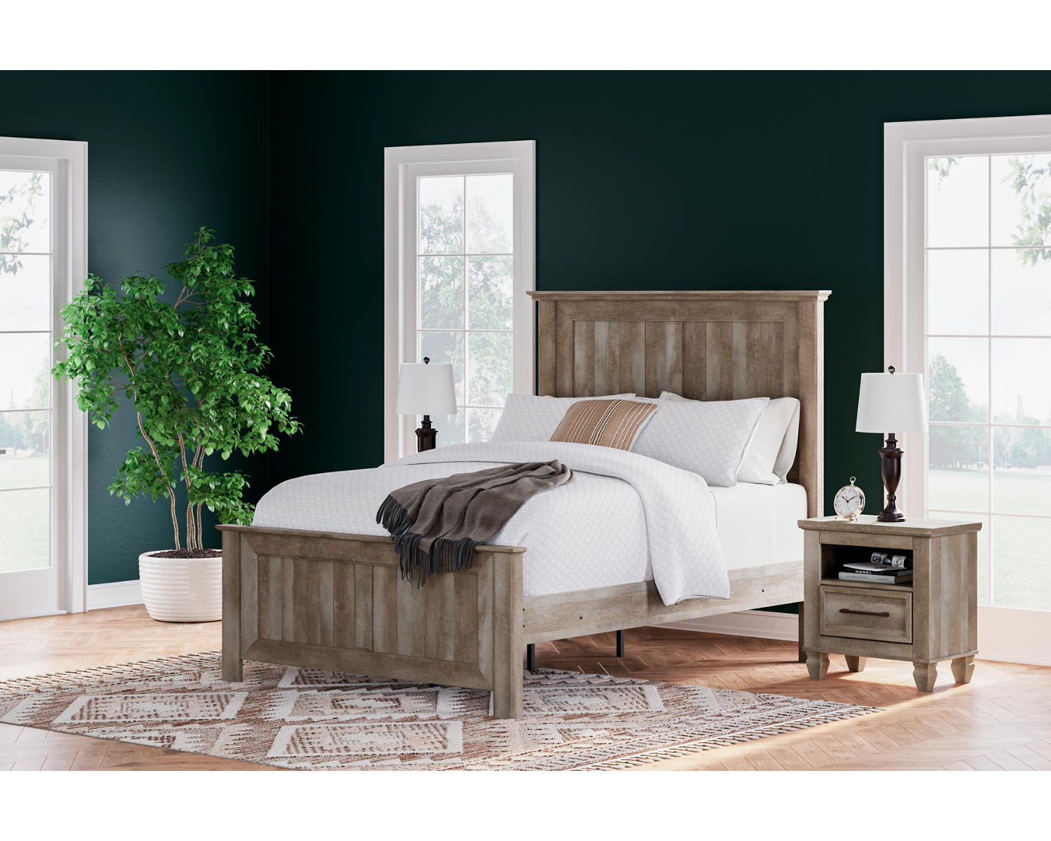 Yarbeck Queen Panel Bed with Storage