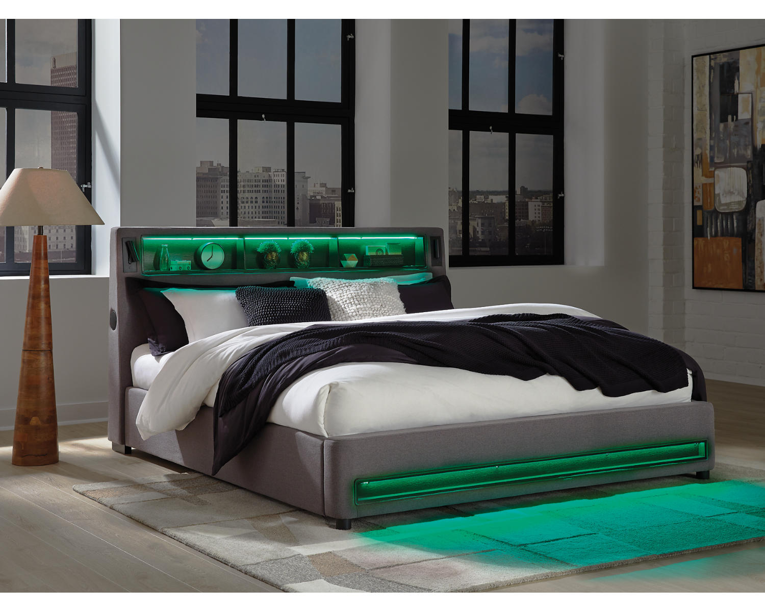 Verishaw King Upholstered Bed