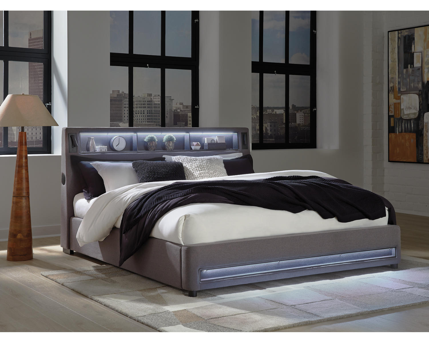 Verishaw King Upholstered Bed