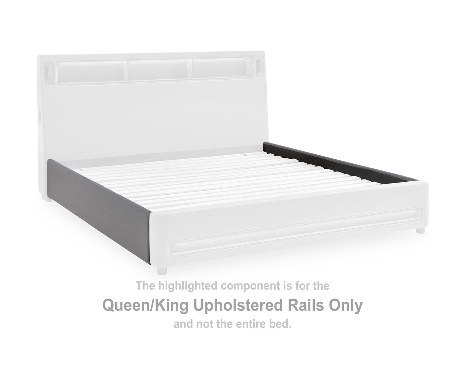Verishaw Queen/King Upholstered Rails