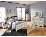 Cama Queen Bellaby con paneles Crossbuck
