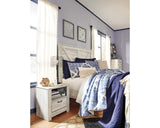 Cama Queen Bellaby con paneles Crossbuck