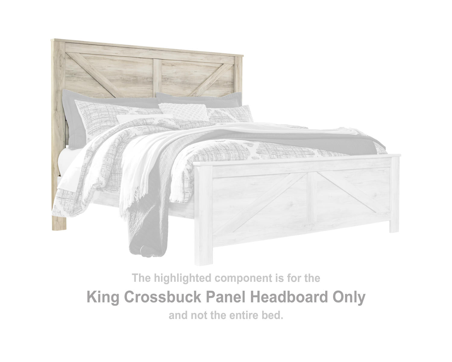 Bellaby King Crossbuck Panel Headboard