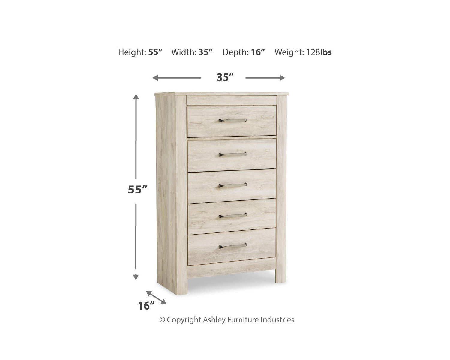Bellaby King Panel Bed, Dresser, Mirror, Chest and 2 Nightstands