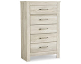 Bellaby Queen Panel Bed, Dresser, Mirror, Chest and 2 Nightstands