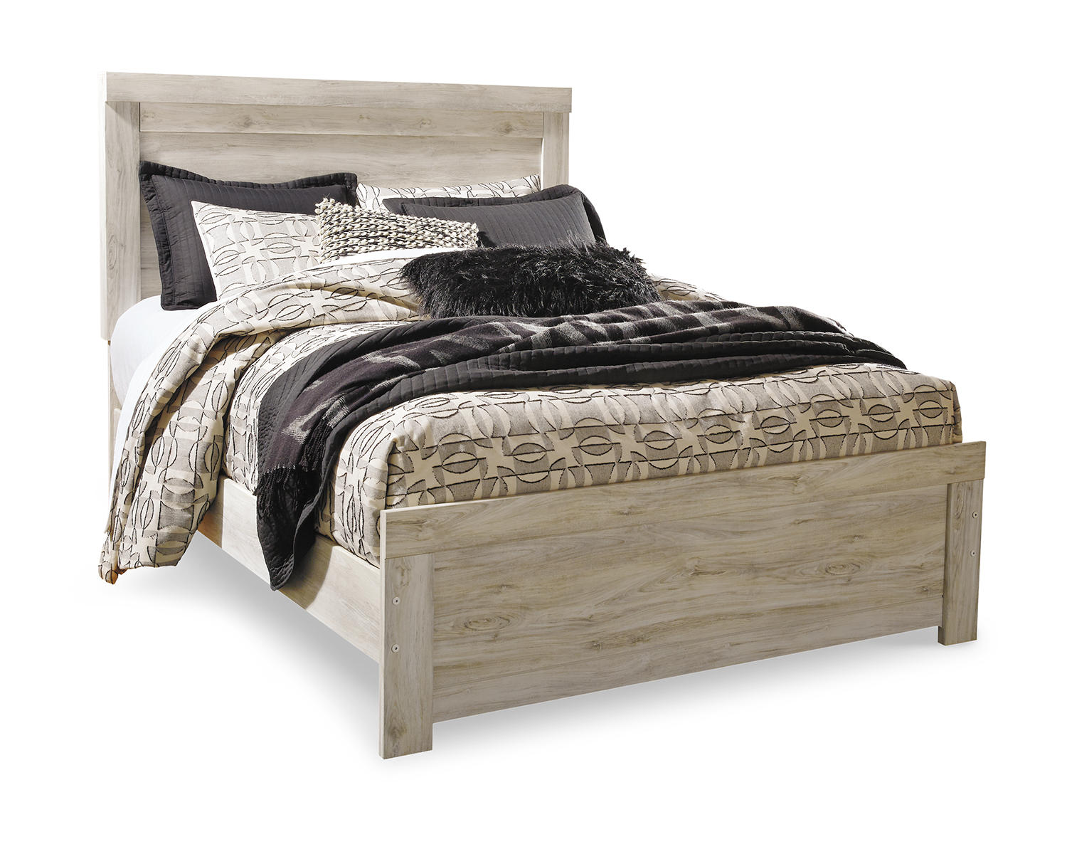 Bellaby Queen Panel Bed, Dresser, Mirror, Chest and 2 Nightstands