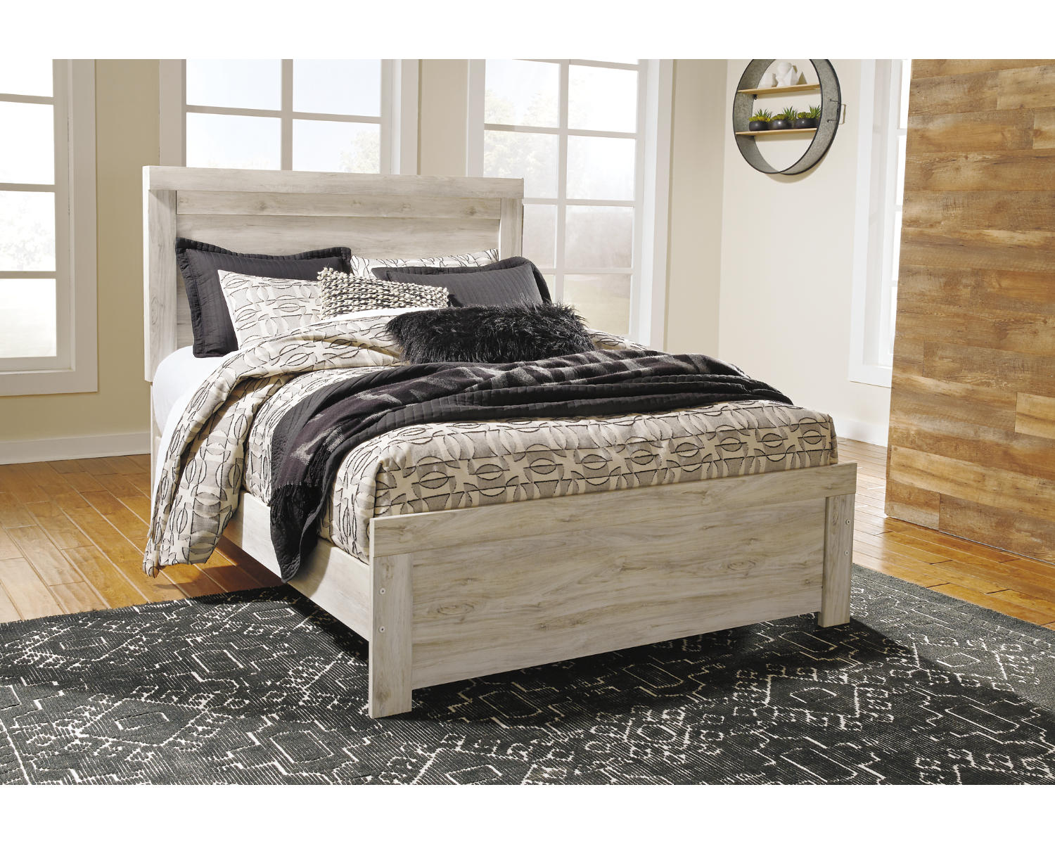 Bellaby Queen Panel Bed, Dresser, Mirror, and Nightstand