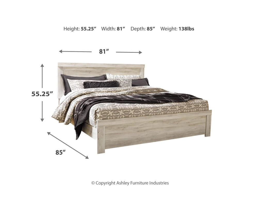 Bellaby King Panel Bed, Dresser, Mirror and 2 Nightstands