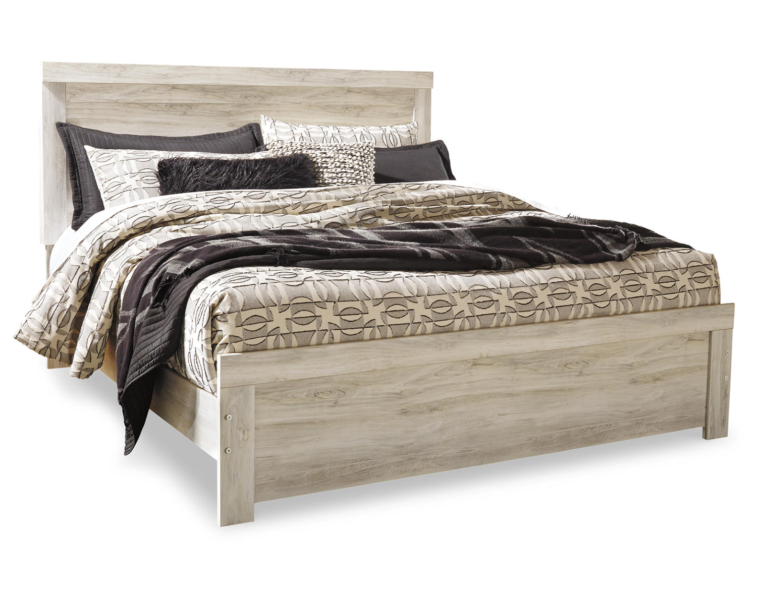 Bellaby King Panel Bed, Dresser, Mirror, Chest and 2 Nightstands