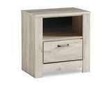 Bellaby King Panel Storage Bed, Dresser, Mirror and 2 Nightstands