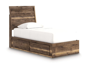 Chirason Twin Panel Bed with Storage