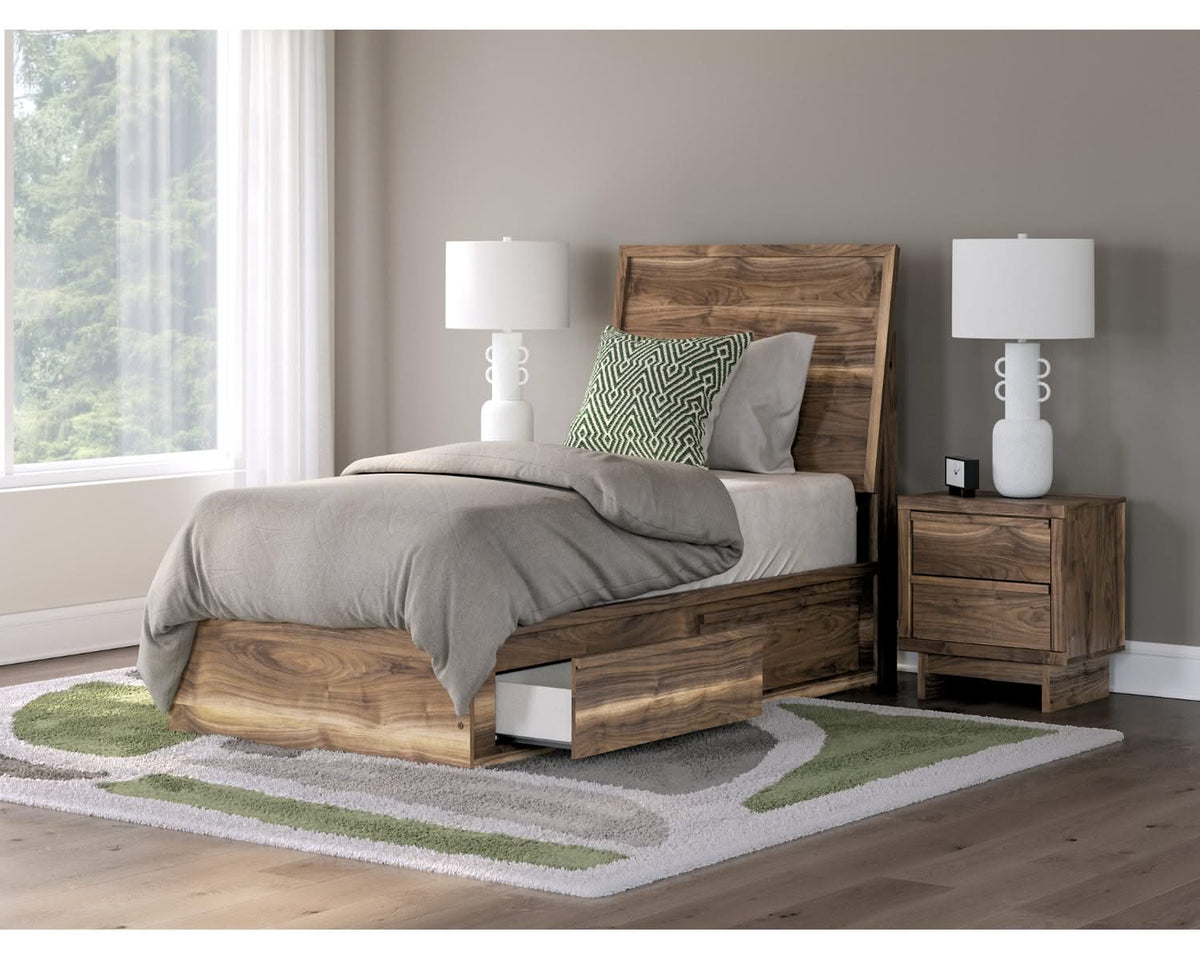 Chirason Twin Panel Bed with Storage