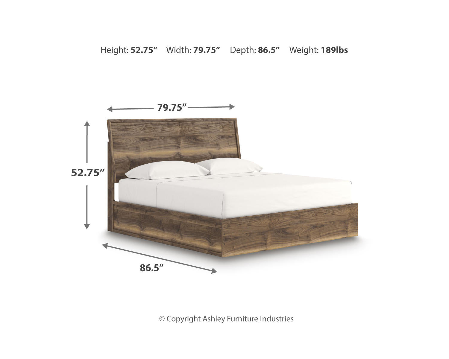 Chirason King Panel Bed